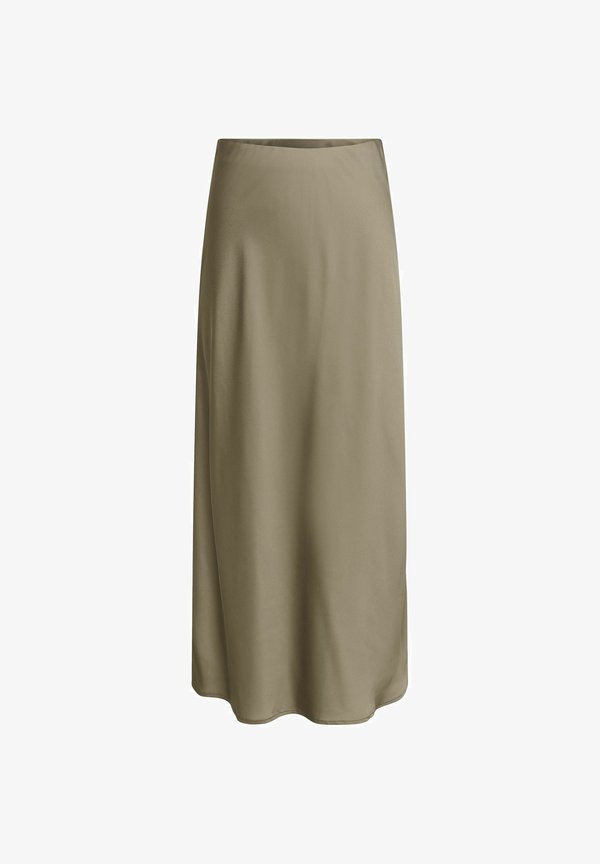 ONLY SKIRT ONLCHIGO LONG SKIRT - A-line skirt - walnut