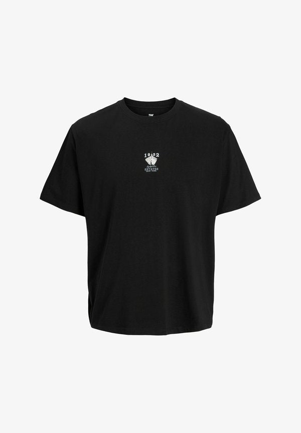 Jack & Jones T- - Print T-shirt - black