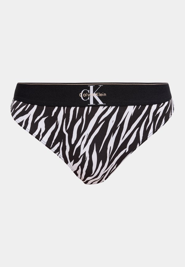 Calvin Klein Underwear THONG GRAPHIC - Thong - black