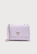 Guess GIULLY II 2 COMP CNVRTBLE FLAP - Cross body bag - lilac