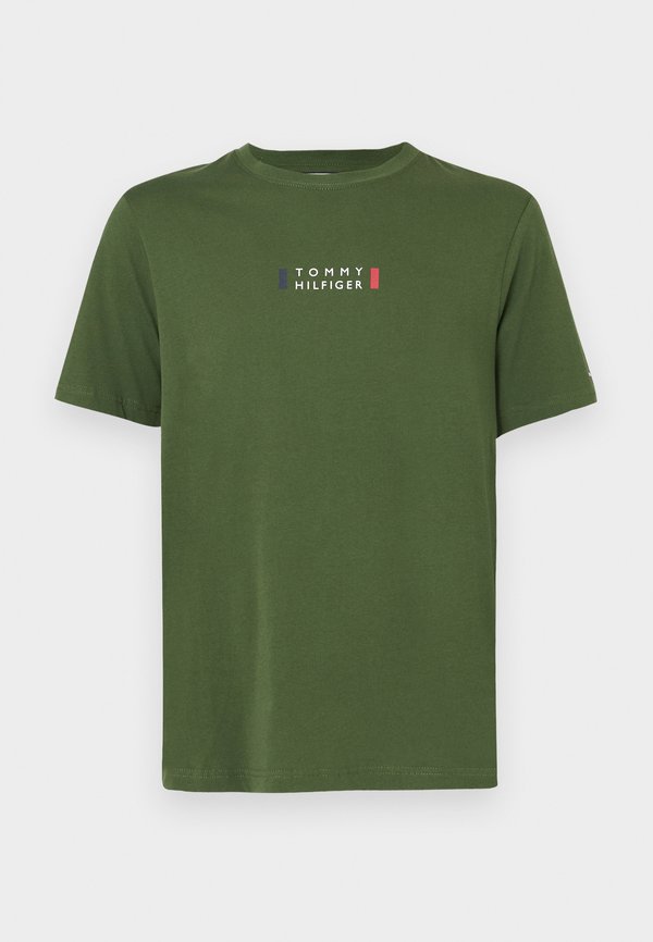 Tommy Hilfiger BRAND LOVE SMALL CENTER TEE - Basic T-shirt - mountain pine
