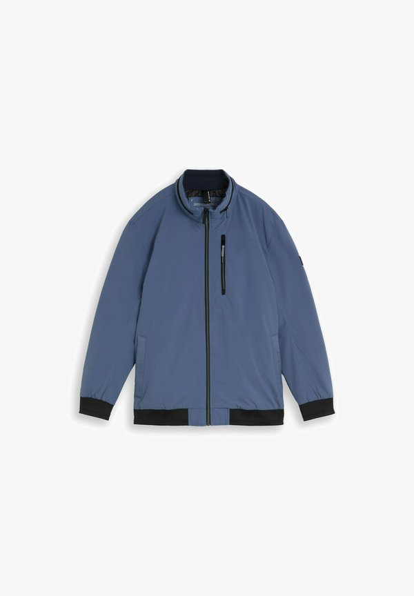 TOM TAILOR TOM TAILOR JACKEN PLUS SIZE - BLOUSON JACKE MIT VERSTAUBARER KAPUZE - Outdoor jacket - vintage indigo blue