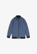 TOM TAILOR TOM TAILOR JACKEN PLUS SIZE - BLOUSON JACKE MIT VERSTAUBARER KAPUZE - Outdoor jacket - vintage indigo blue