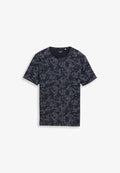 TOM TAILOR TOM TAILOR T-SHIRT T-SHIRT MIT ALLOVER-PRINT - Print T-shirt - navy irregular design