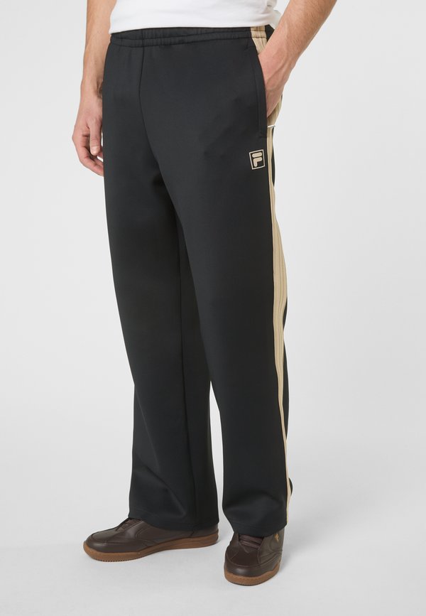 Fila APPAREL VAIANO RELAXED TAPED - Tracksuit bottoms - black