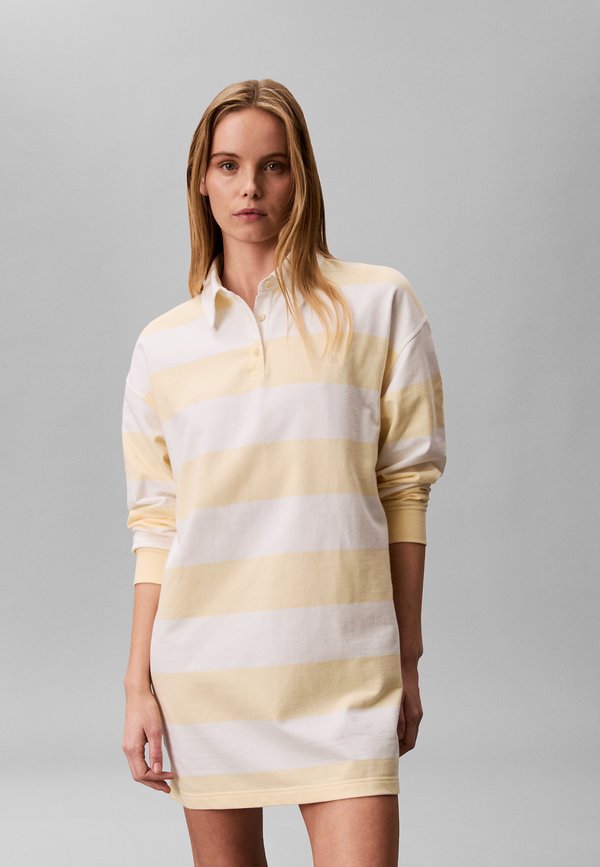 Calvin Klein Jeans VARSITY STRIPE POLO MINI