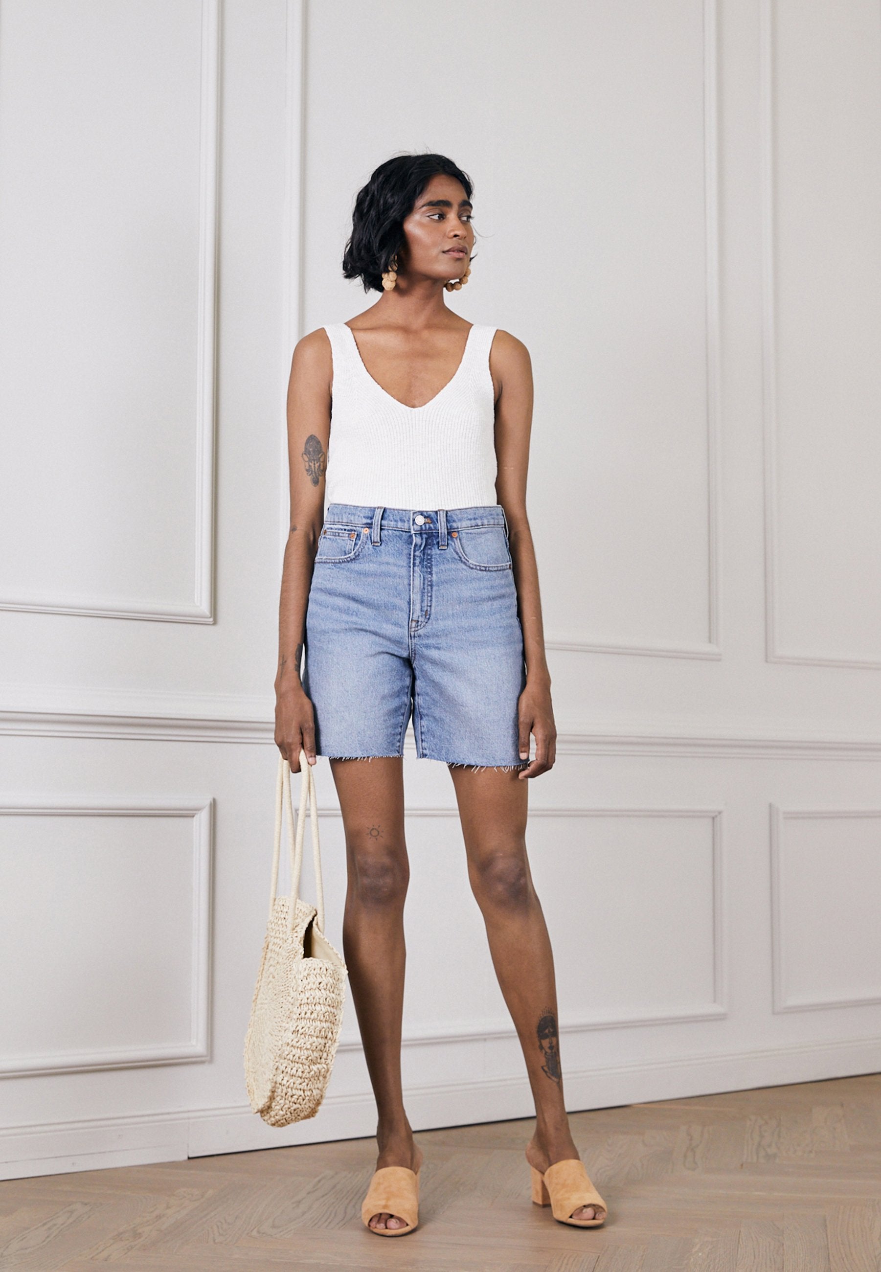 Madewell HIGH RISE MID LENGTH
