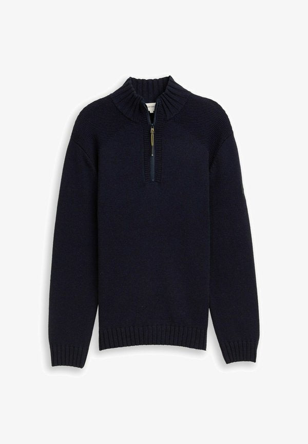 TOM TAILOR PULLOVER TROYER - Jumper - knitted navy melange