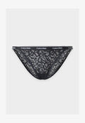 Calvin Klein Underwear BIKINI 3 PACK - ICON LACE - Briefs - black black black