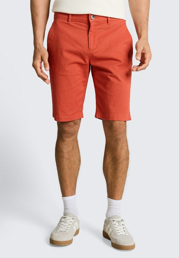 TOM TAILOR SLIM CHINO SHORTS - Shorts - chili orange