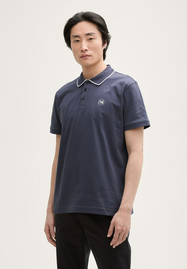 TOM TAILOR Polo shirt - blueish grey
