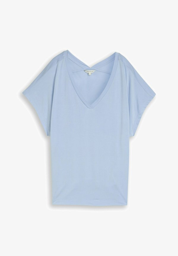 TOM TAILOR TOM TAILOR T-SHIRT T-SHIRT MIT V-AUSSCHNITT - Basic T-shirt - kentucky blue