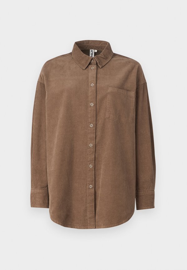 ONLY ONLAIME MOXI LONG - Button-down blouse - fossil