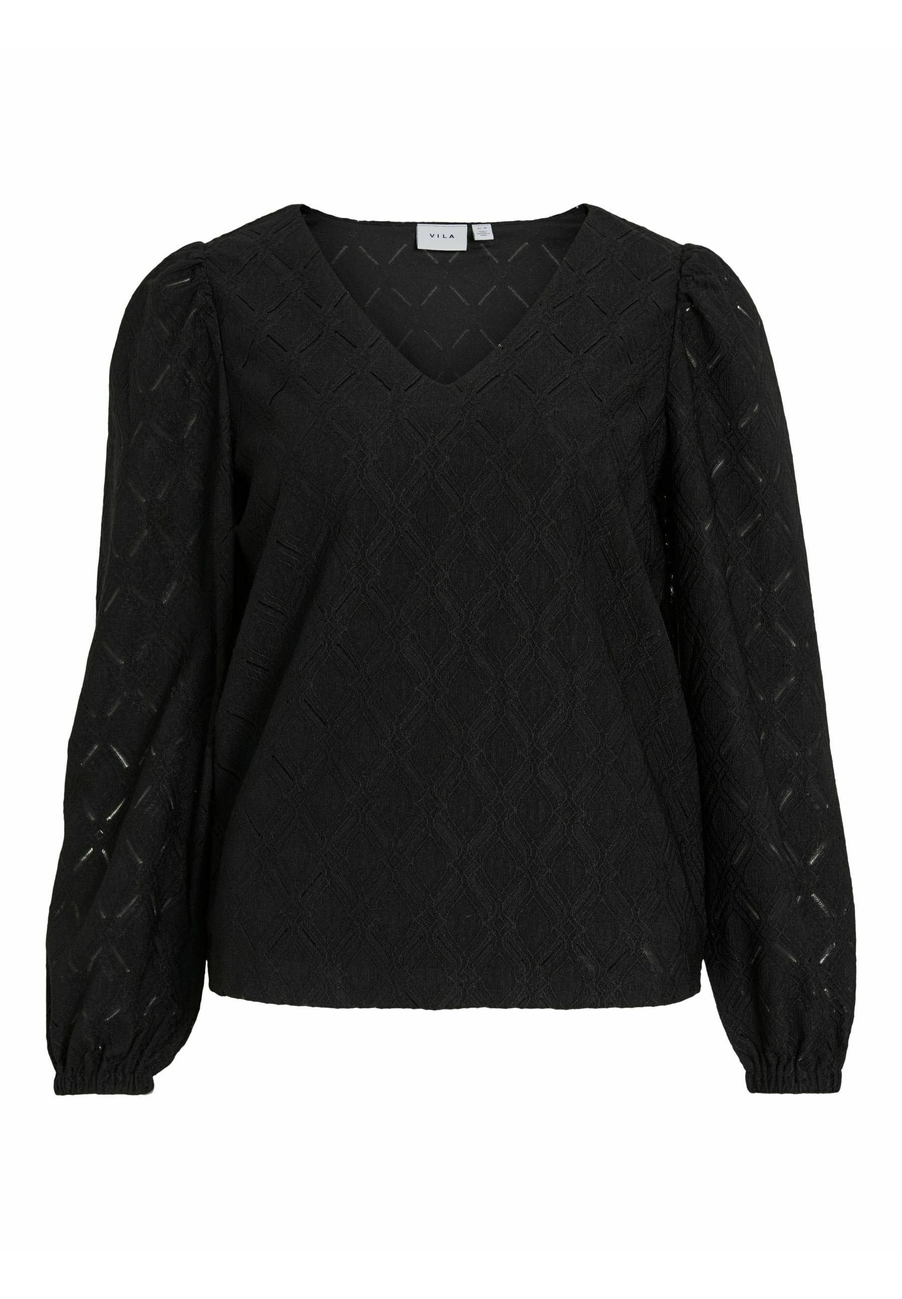 VILA Long Sleeved VIFERO V-neck