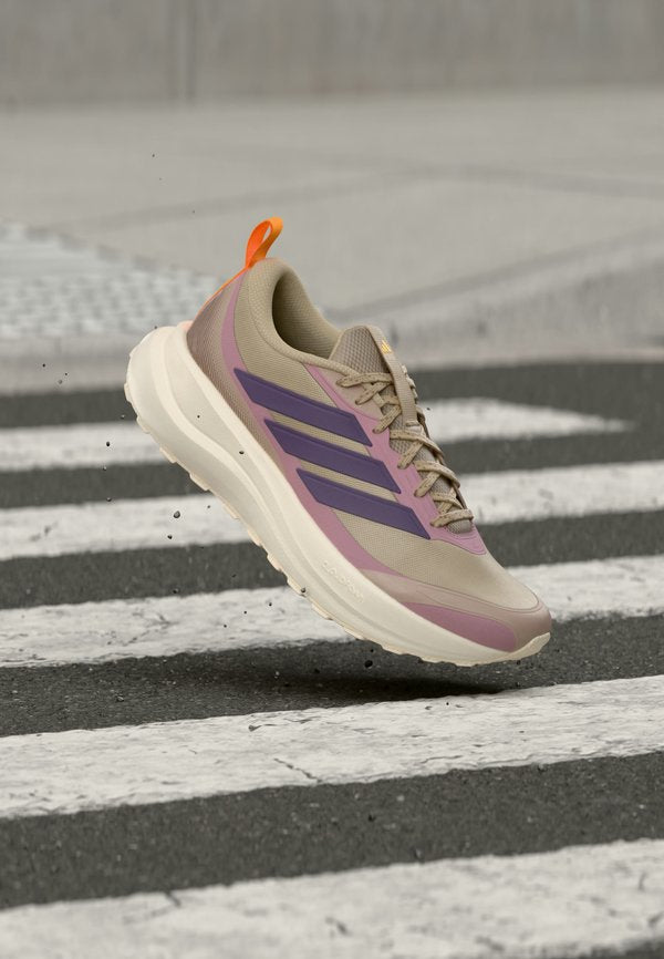 adidas Performance RUNFALCON 6 ATR - Road running shoes - khaki three/violet/magic mauve
