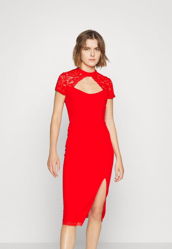 WAL G. LATIFA DETAIL MIDI DRESS