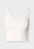 adidas Performance 3 STRIPES STUDIO  ALL ME LIGHT SUPPORT TANK - Top - chalk white