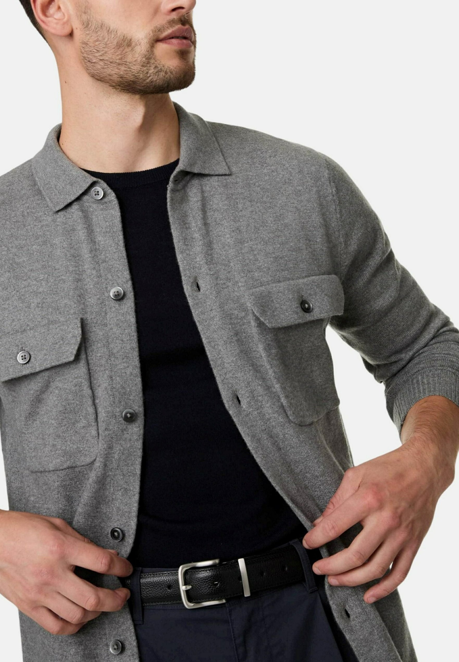 Marks & Spencer Textured Collared Knitted