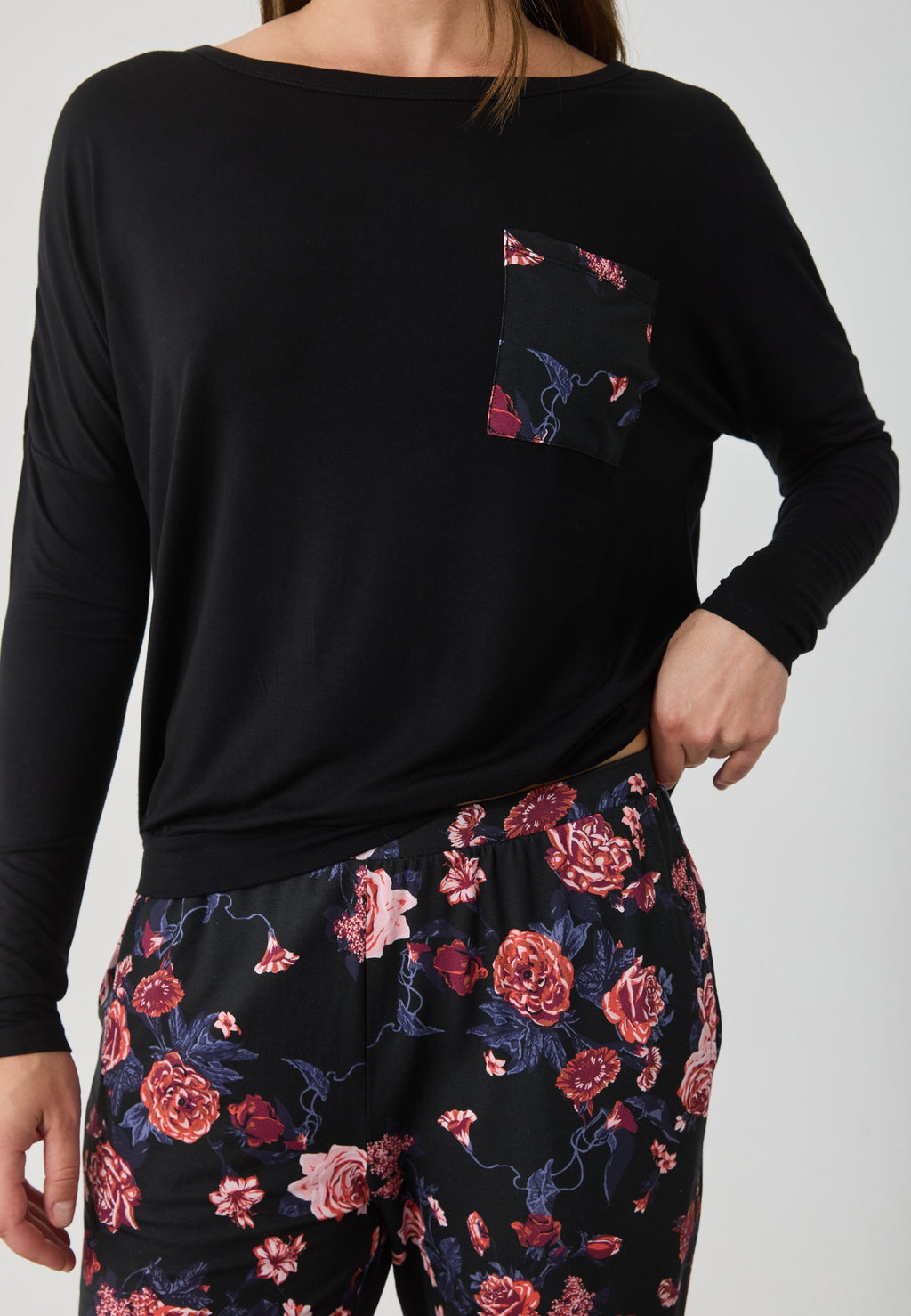 Anna Field FLORAL JERSEY SET