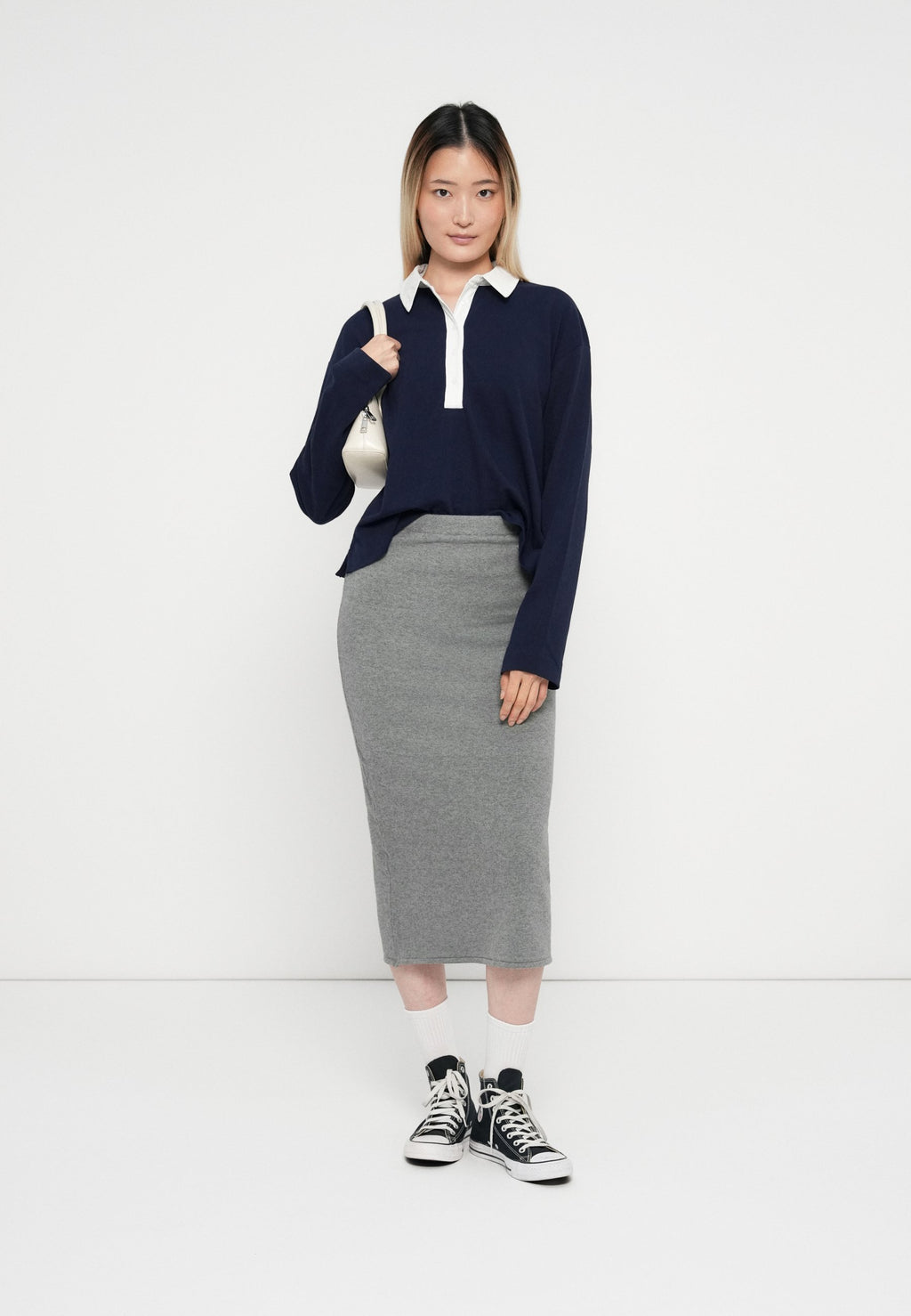 GAP MIDI CASHSOFT LITE SKIRT
