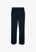 Vero Moda Curve VMCLIVA HW WIDE PANT CUR NOOS - Trousers - navy blazer