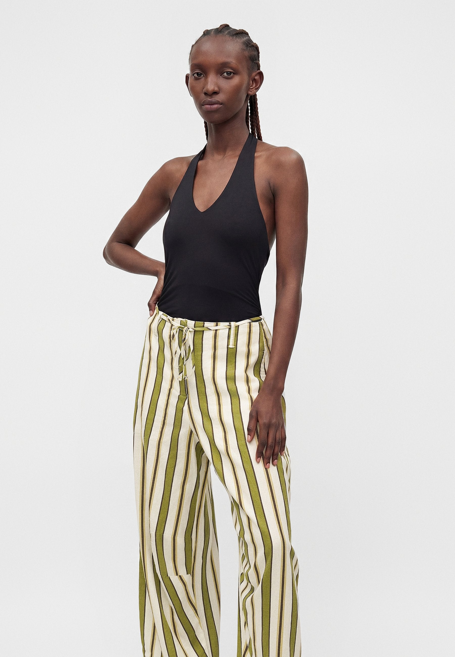 Topshop TIE WAIST TROUSERS