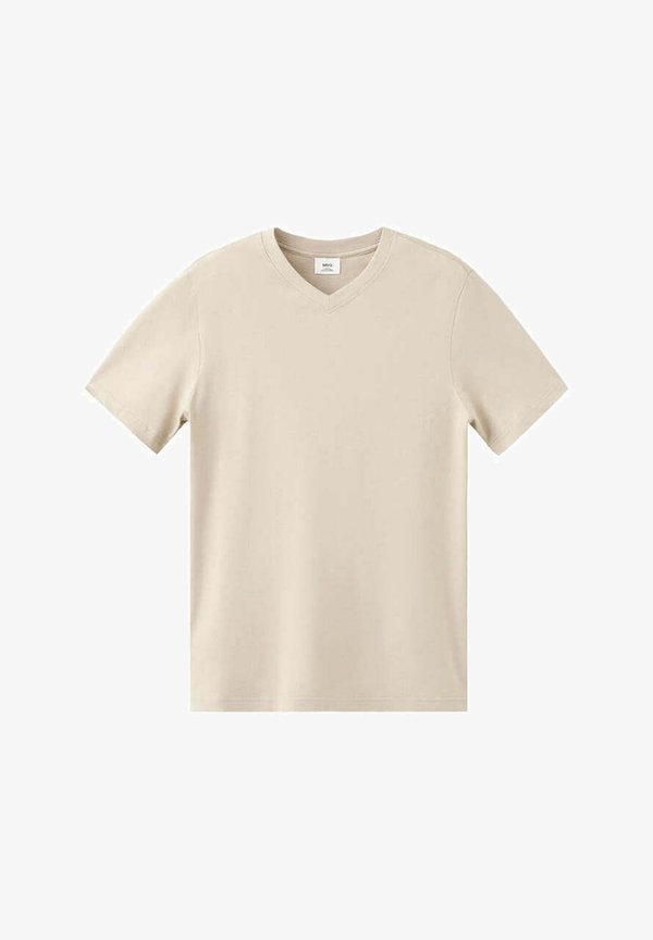 Mango ADULT - Basic T-shirt - sand