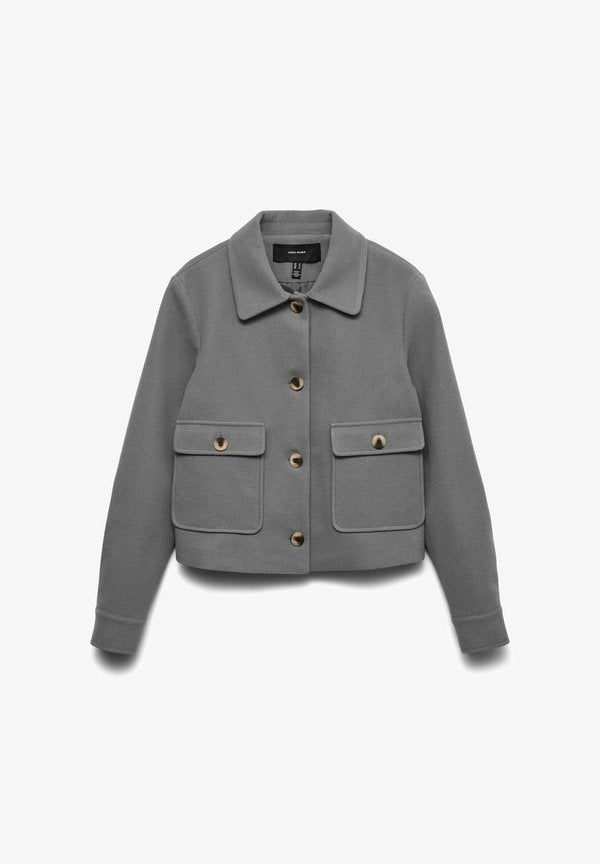 Vero Moda VMCAYA - Light jacket - medium grey melange