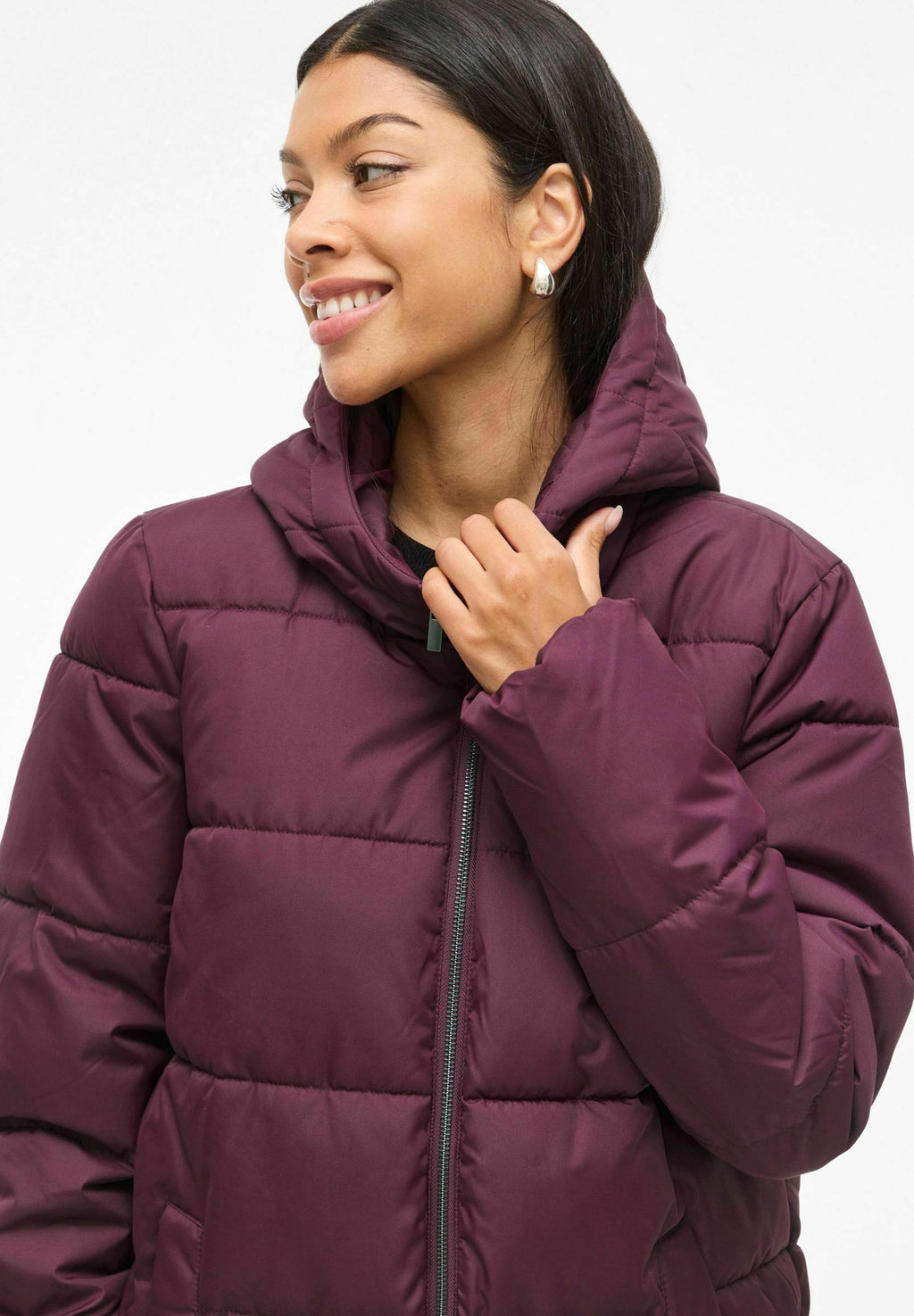 VILA Puffer VIKARLA Hooded