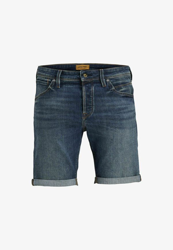 Jack & Jones Denim Regular Fit - Denim shorts - blue denim