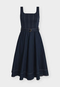 Tommy Hilfiger CONTRAST STITCH DRESS - Day dress - dark night navy