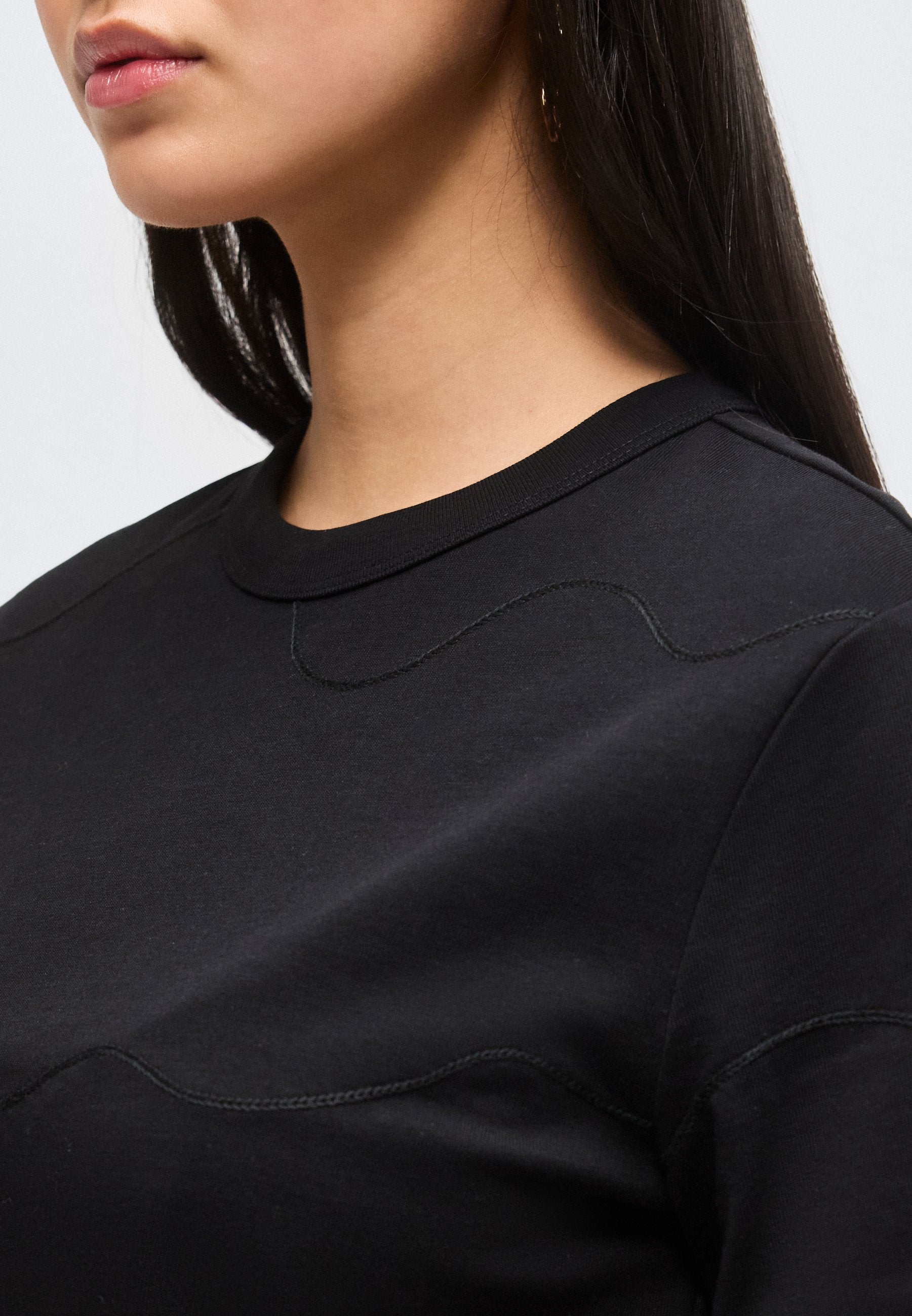 Selected SLFMILA EMBROIDERY TEE