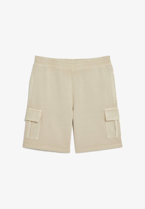 Superdry & Co CONTRAST STITCH - Shorts - washed pelican beige
