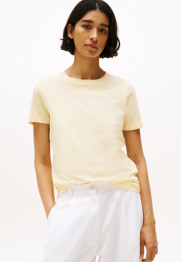 Tommy Hilfiger REG CORP LOGO  - Print T-shirt - frozen custard