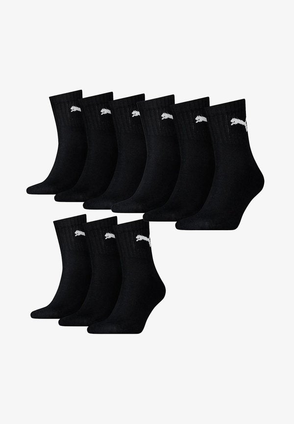 Puma 9 PACK  - Sports socks - 200 - black