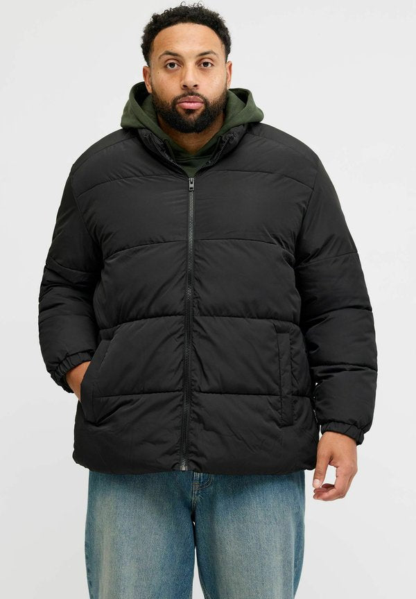 Jack & Jones Puffer Plus Size Puffer - Winter coat - black
