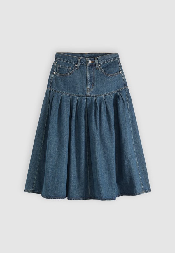 Levi's® YOKED PLEATED - Denim skirt - claim my heart
