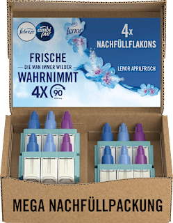Lufterfrischer Duftstecker 3Volution Aprilfrisch Nachfüllpack (4x20 ml) Febreze