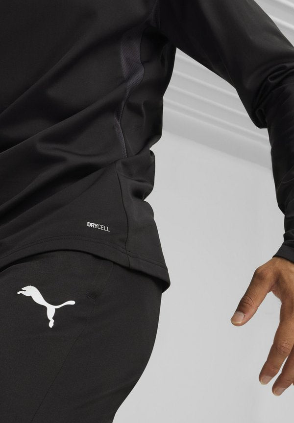 Puma FUSSBALL TEAMGOAL TRAINING  - Tracksuit bottoms - schwarz/weiss/grau