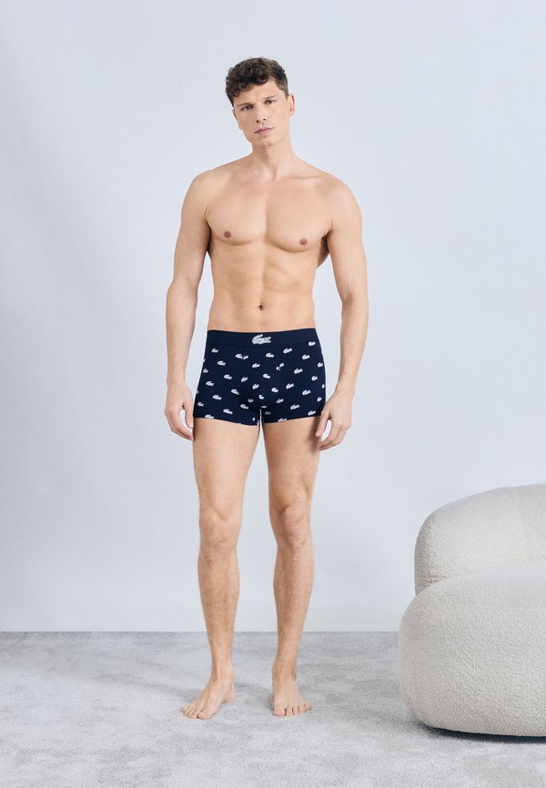 Lacoste COURTS 3 PACK - Trunks - navy blue/white/aphylla