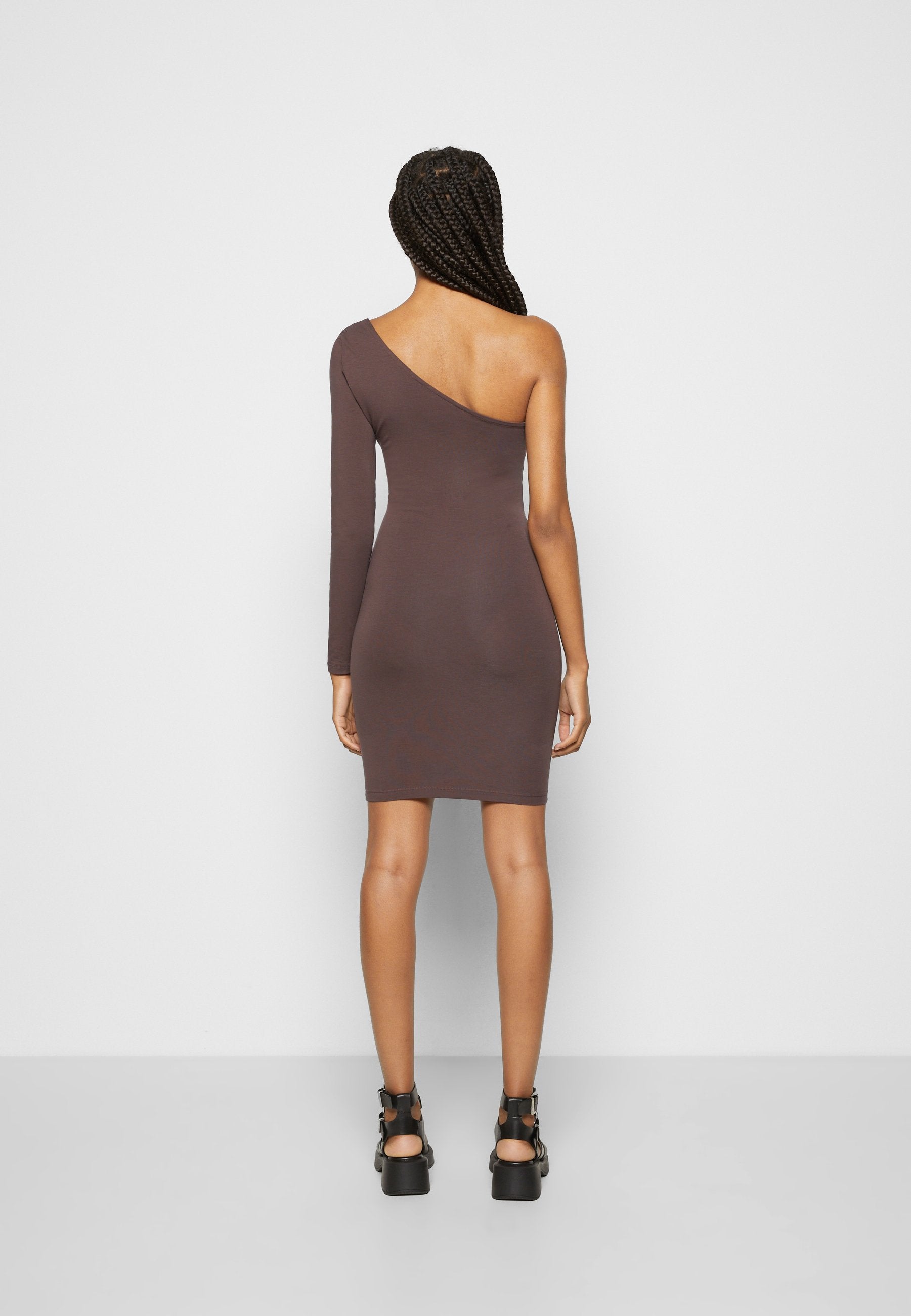 Neon & Nylon NEOLIVELOVE STRING ONESHOULDER DRESS