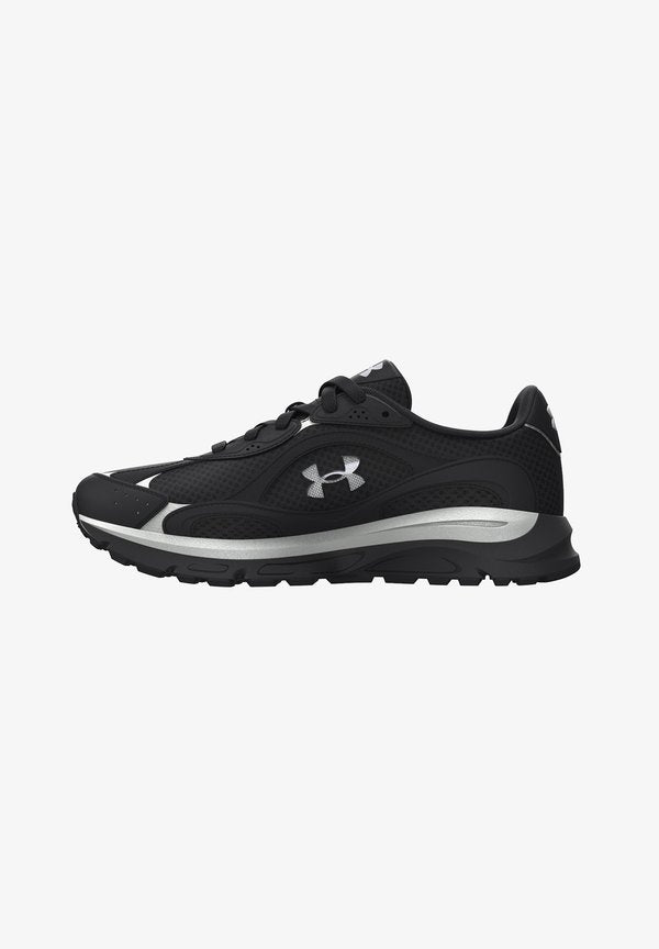 Under Armour UNDER ARMOUR HERREN TECH RUNNER SNEAKER 6011293 003 BLACK/GREY   - Road running shoes - black grey