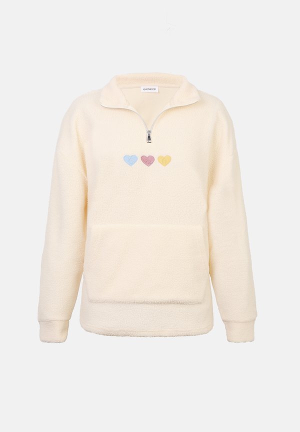 Even&Odd TEDDY QUARTER ZIP SWEATER