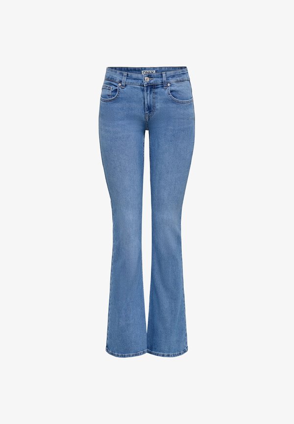ONLY FLARED FIT JEANS ONLPHOEBE NIEDRIGE TAILLE FLARED JEANS - Bootcut jeans - light blue denim