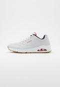 Skechers UNO - Trainers - white/navy/red