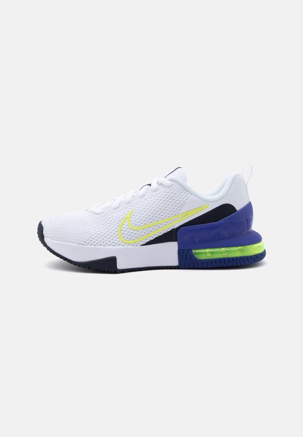 Nike Performance AIR MAX ALPHA 6 - Training shoe - white/light lemon twist/persian violet/obsidian/volt