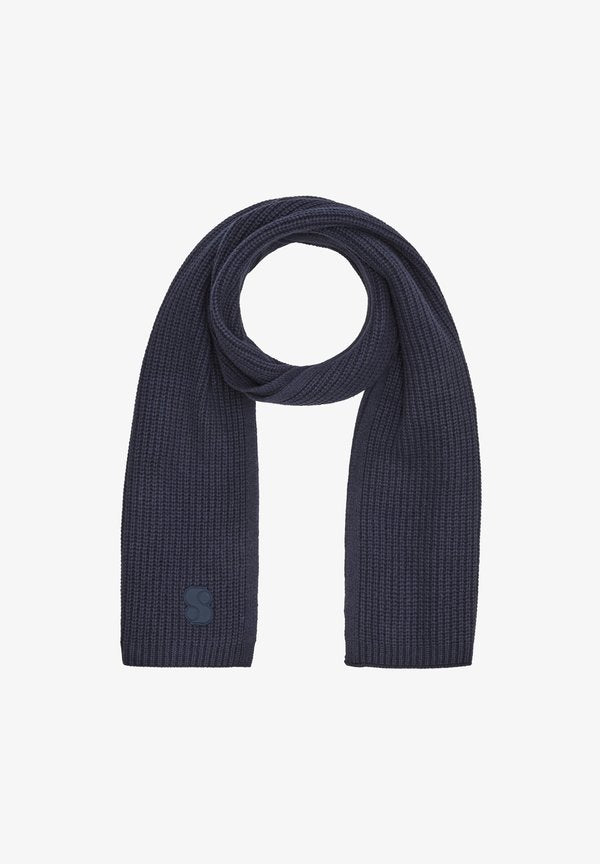 s.Oliver EN MAILLE DE MÉLANGÉE - Scarf - dark blue