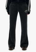 Superdry & Co SUPERDRY ATHLETIC EMBROIDERED FLARE JOGGERS.. - Tracksuit bottoms - eclipse navy