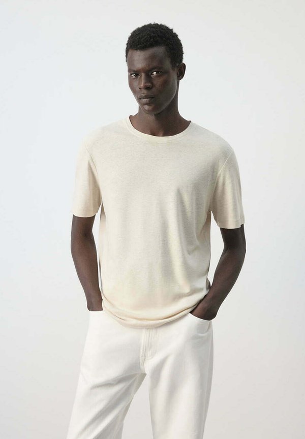 Mango ADULT - Basic T-shirt - off-white