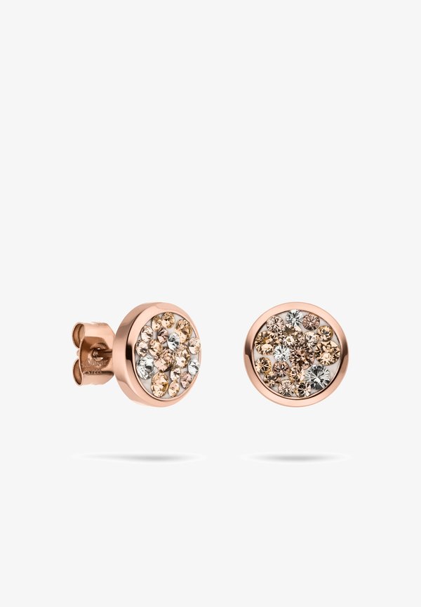 s.Oliver CRYSTAL ROCK - Earrings - silber